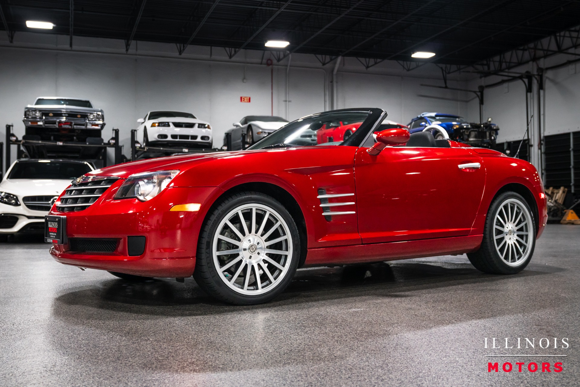 Blaze Red Crystal Pearlcoat 2006 Chrysler Crossfire Convertible Rear-Wheel Drive 6-Speed Manual