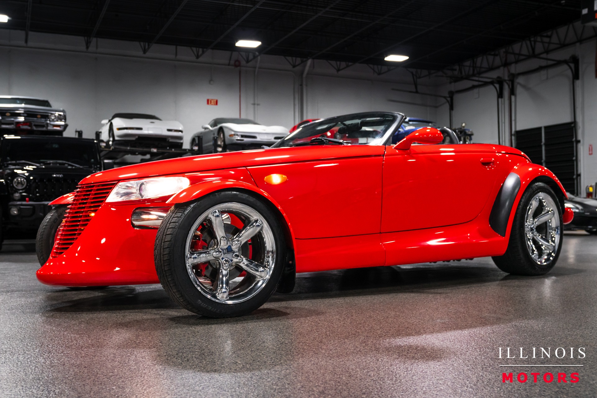 Red 1999 Plymouth Prowler Convertible Rear-Wheel Drive 4-Speed Automatic