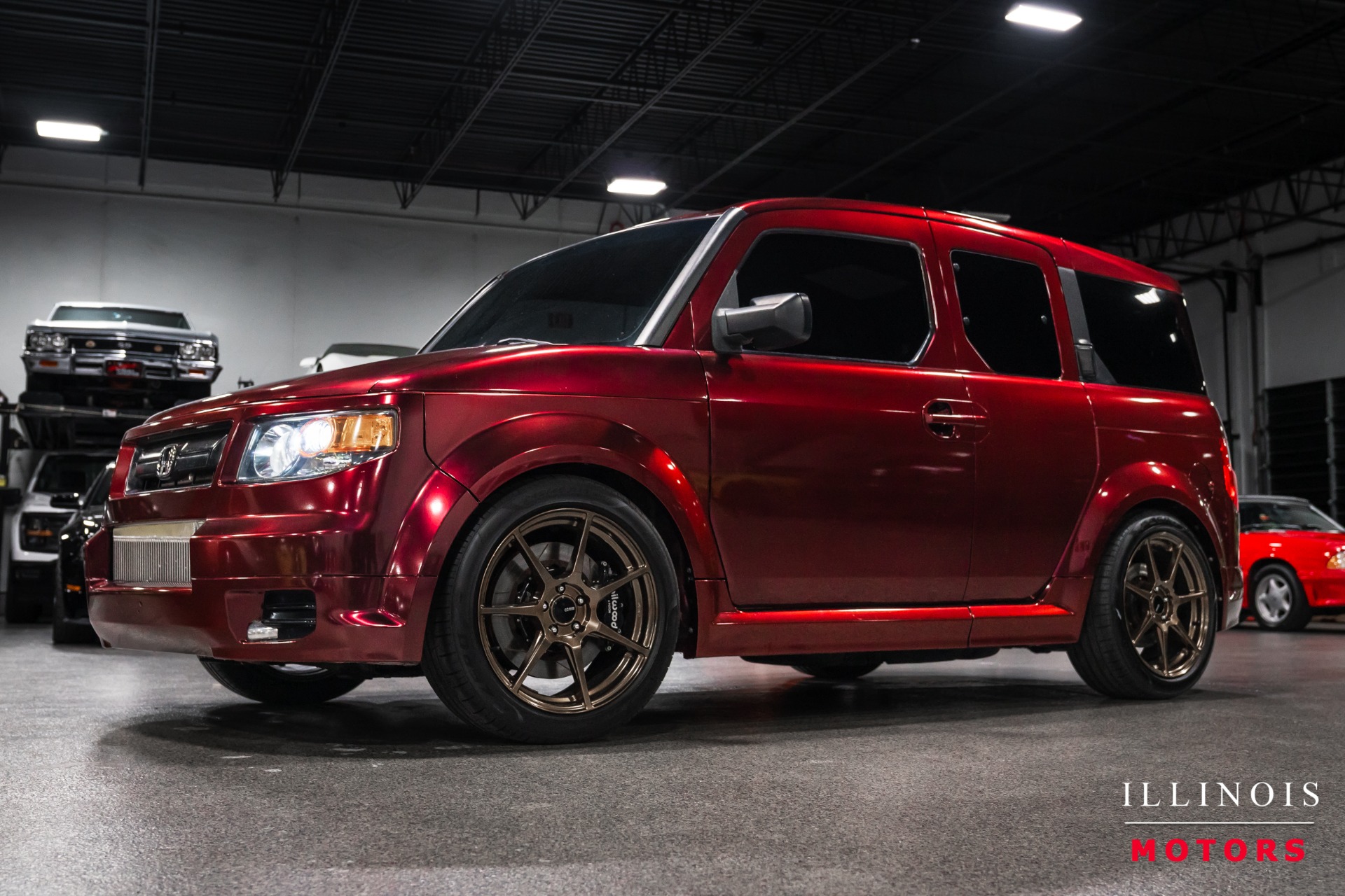 Red (Burgundy/Maroon) 2008 Honda Element SUV / Crossover All-Wheel Drive 5-Speed Manual